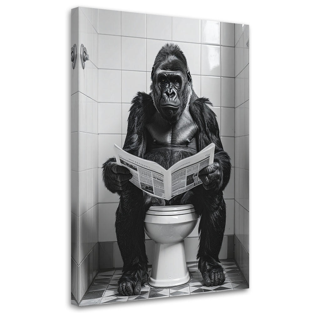 Feeby Leinwandbild Grau 40x60 cm
