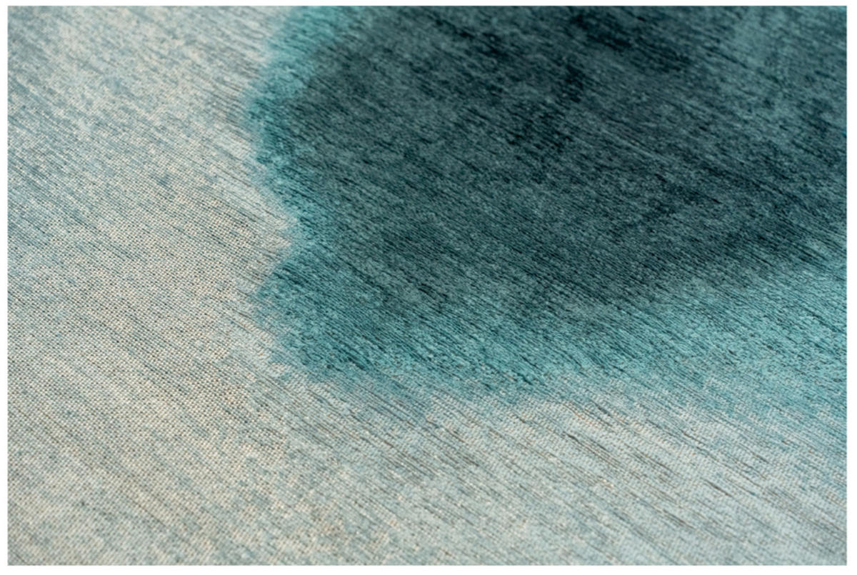 TEPPICH modern Flachgewebe AERO Blau 340 x 235 cm - Blau, Textil (340/235cm) - Novatrend