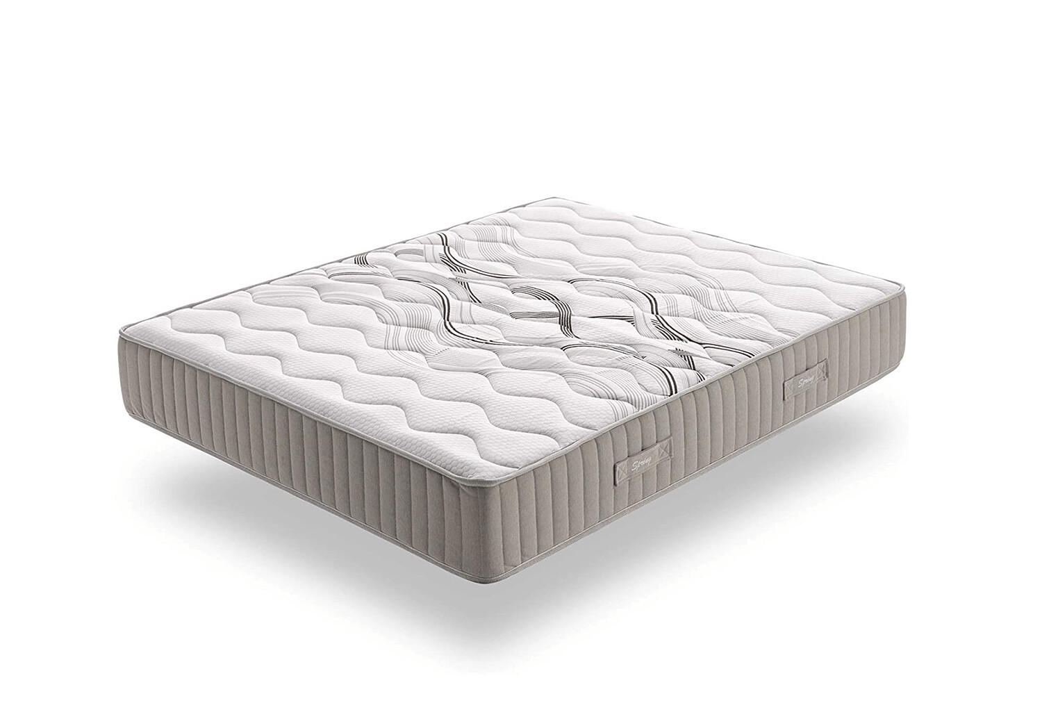 MATRATZE 200x200 Viskofeder H2/H3 30 cm - Weiß, Textil (200/200cm) - Simpur