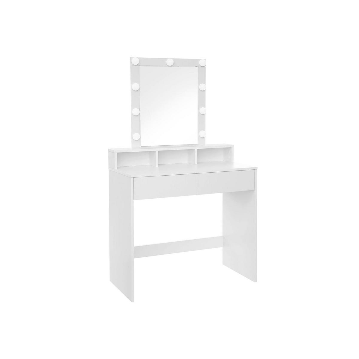 SCHMINKTISCH - Weiß, Holzwerkstoff (40/145/80cm) - Hansiro