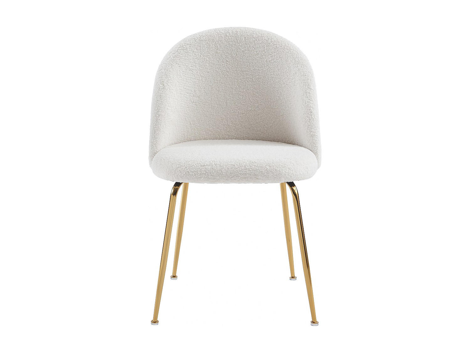 STUHL - 50 cm x 55 cm - stoff - weiß Melbourne - Weiß, Textil (50/77/55cm) - Vente-Unique