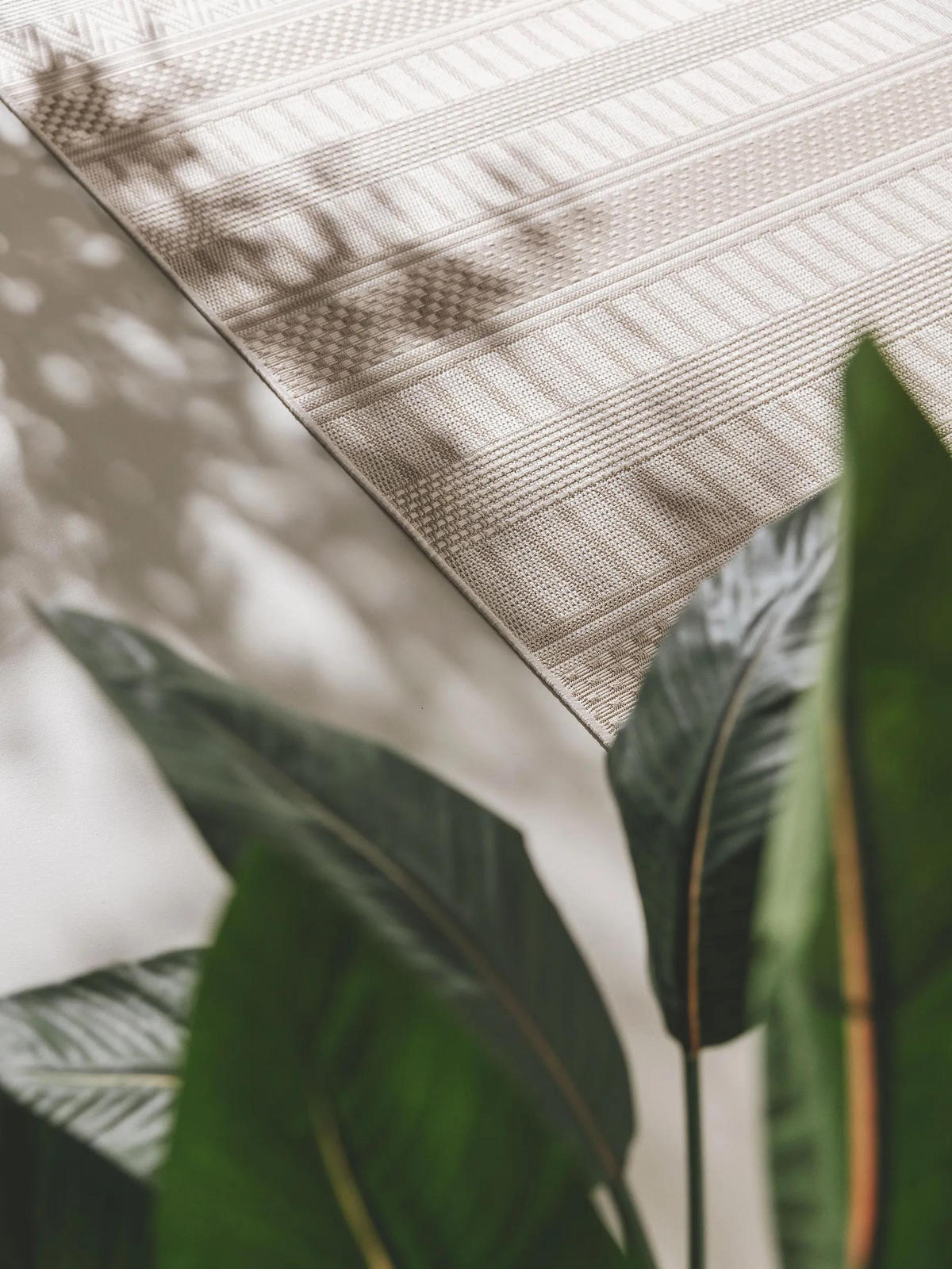 VNITŘNÍ a venkovní koberec Naoto Béžová 120x170 cm - béžová, textil/umělá hmota (120/170cm) - benuta Nest