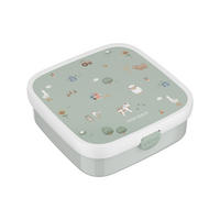 BROTDOSE XL Campus (2025) Little Farm 1,3 l - Grün, Kunststoff (18.2/6.1/18.2cm) - Mepal