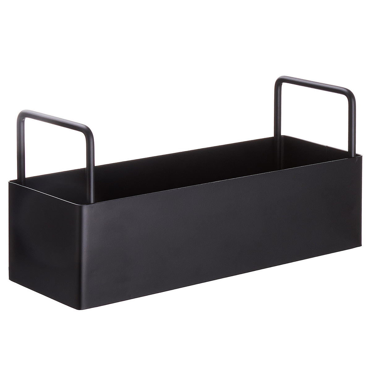 UTENSILIENBEHÄLTER Sideline - Schwarz, Metall (25/12/9cm) - Butlers