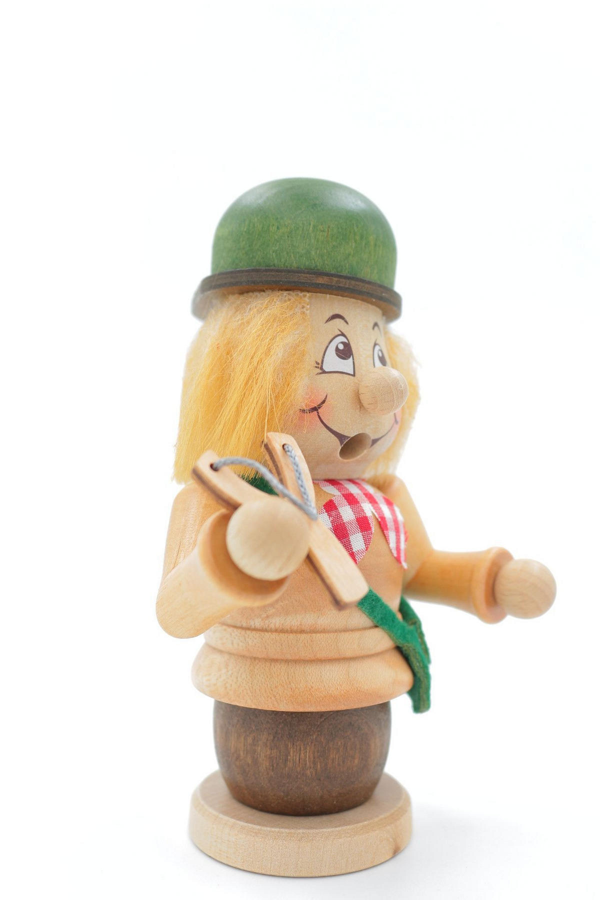 RAUCHFIGUR Wichtel Lausbub 15cm - Multicolor, Holz (9/15/0.1cm)