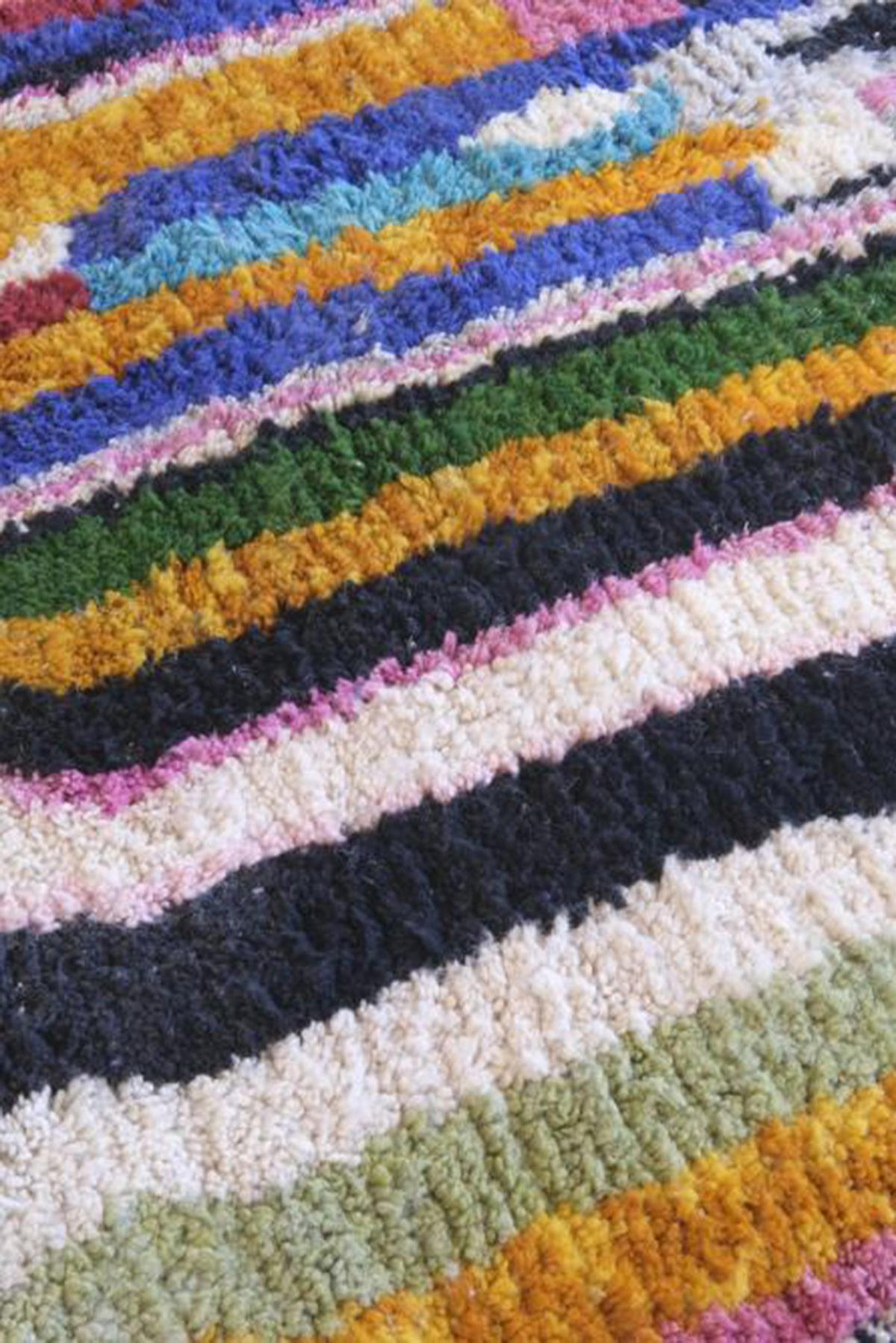 BERBERTEPPICH aus Marokko aus reiner Wolle mehrfarbig - Multicolor, Naturmaterialien (195/301cm) - AFK Living