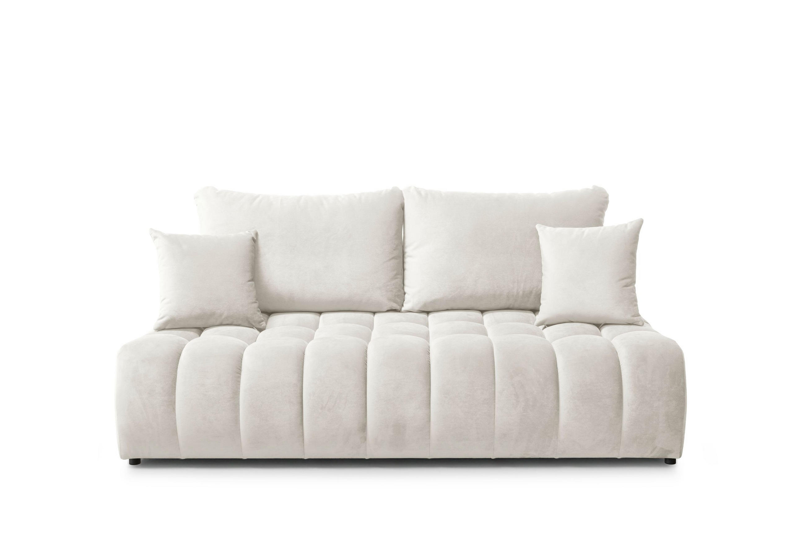 SOFA 200 cm in Weiß - Weiß, Textil (200/92/115cm) - Home Collective