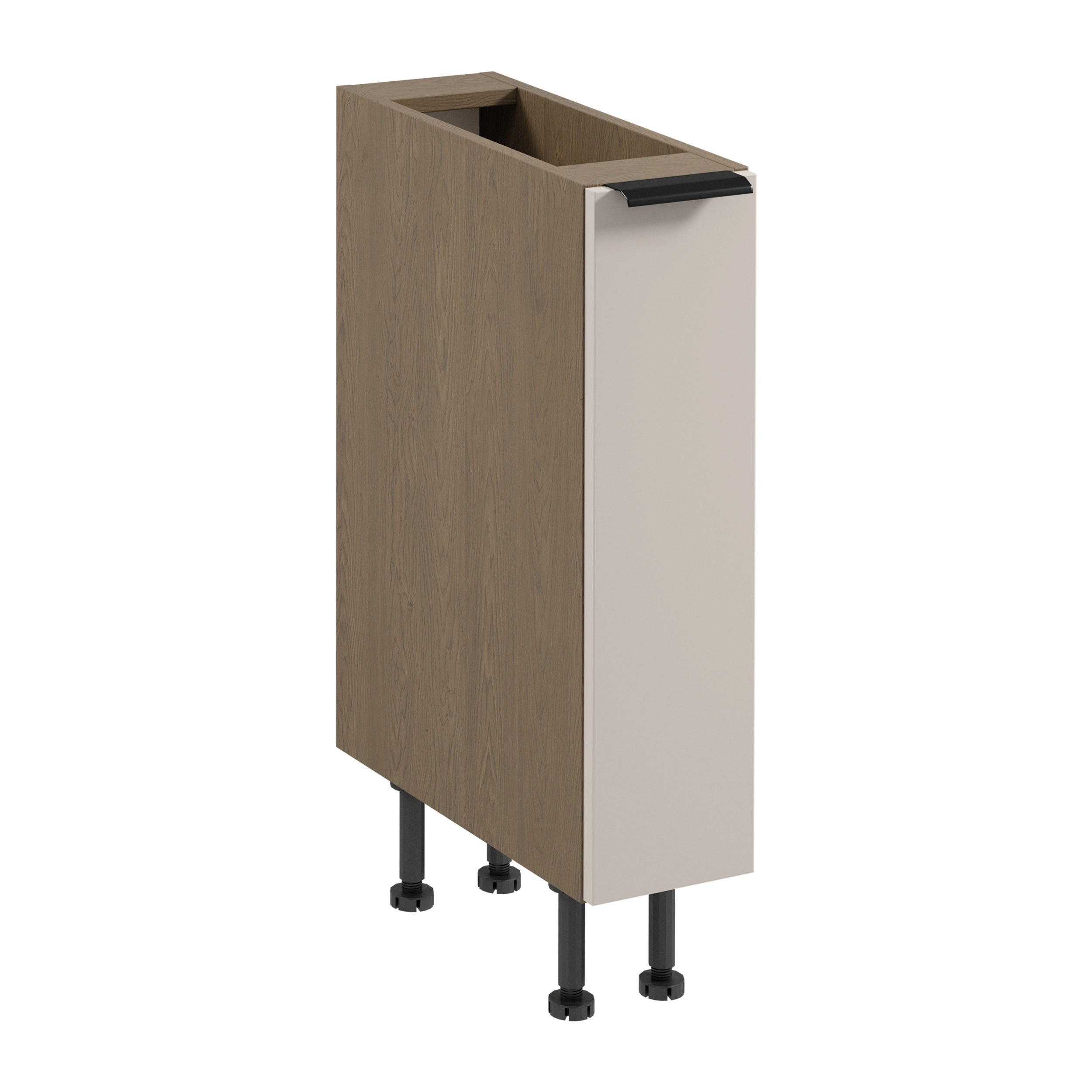APOTHEKERSCHRANK D20C – Sorento Beige – Beige / Eiche - Eichefarben/Beige, Holzwerkstoff (20/87/52cm) - ROYAL24_MARKT