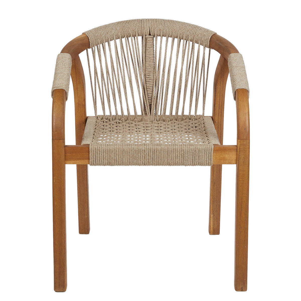 GARTENSTUHL (2er-Set) Bayonne - Braun, Holz/Kunststoff (62/76/59cm) - Butlers