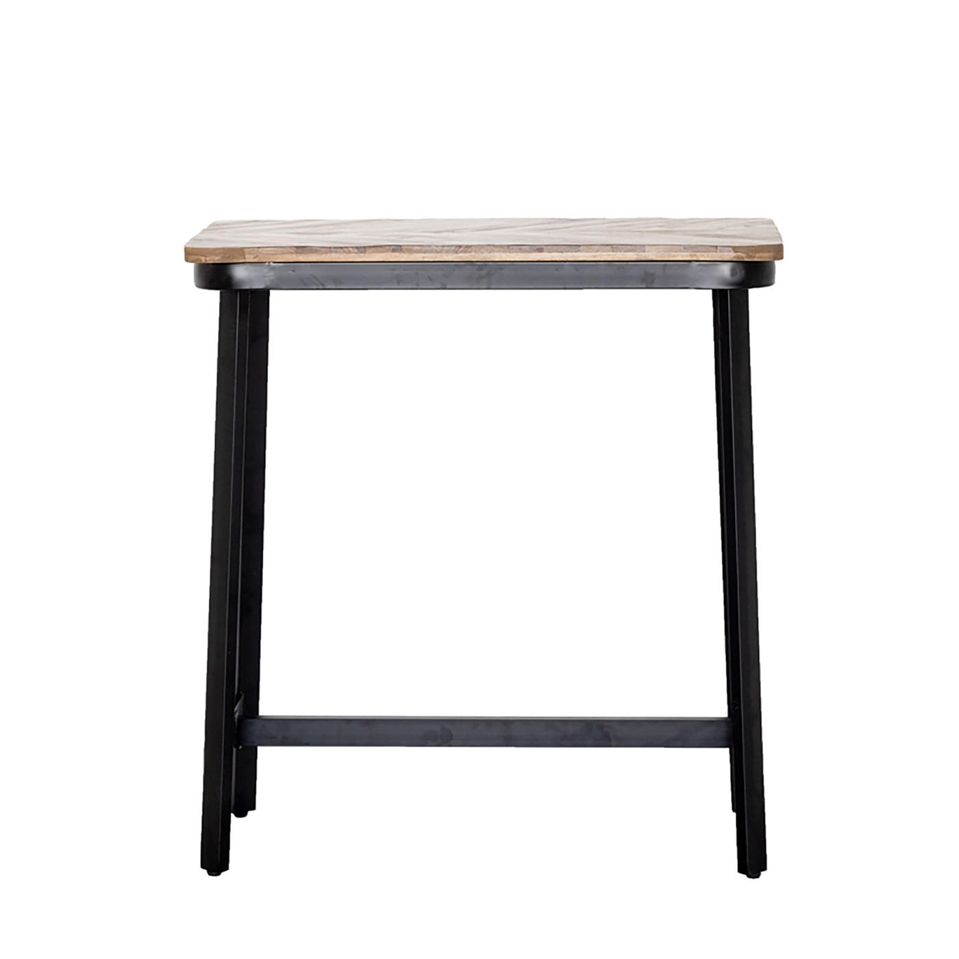 BARTISCH Herringbone aus Mangoholz 100cm, natürlich - Braun, Holz (50/110/100cm) - Giga Meubel