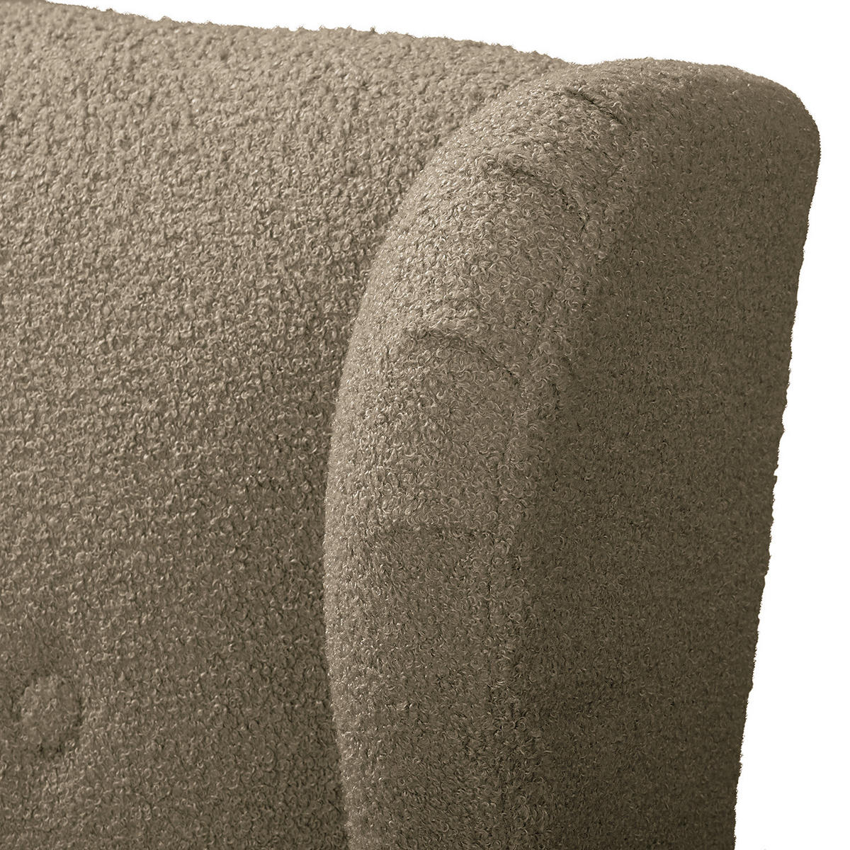 OHRENSESSEL - Dunkelbraun/Cappuccino, Textil (85/101/89cm) - home24