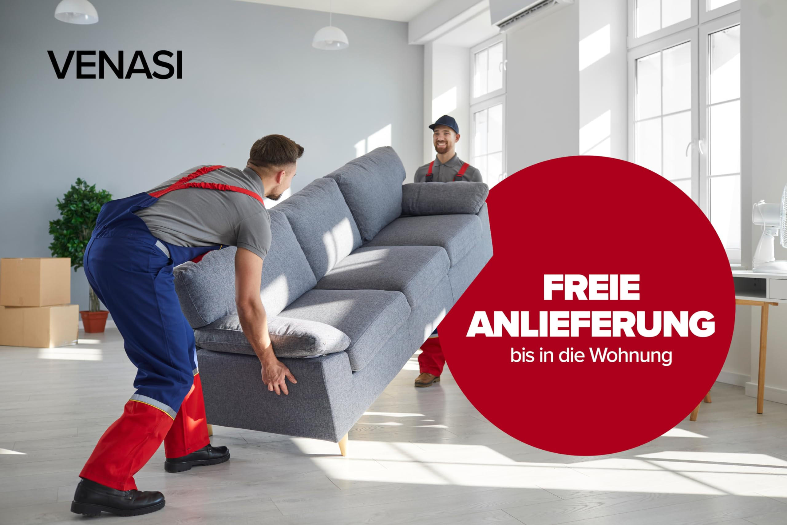 Thumbnail - Venasi Möbel Wohnlandschaft, Dunkelblau, Textil, U-Form, 312x83x142 cm, Wohnzimmer, Sofas & Couches, Wohnlandschaften, W...