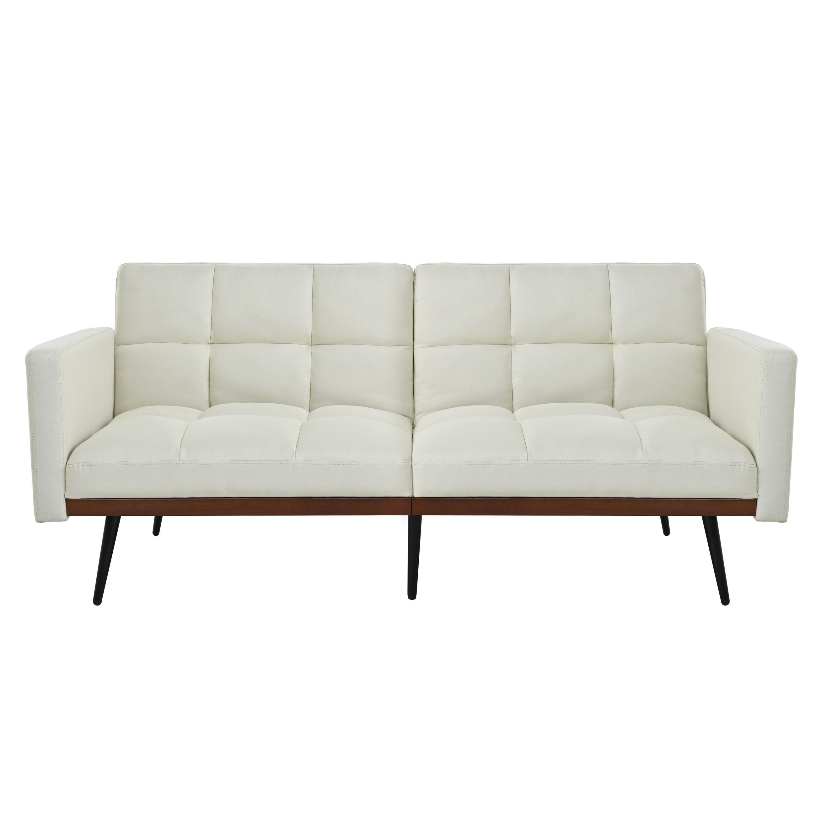 SCHLAFSOFA 146/60/70 cm in Leinenoptik Beige - Beige, Textil (146/70/60cm) - Oxeza