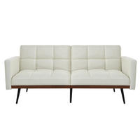 SCHLAFSOFA 146/60/70 cm in Leinenoptik Beige - Beige, Textil (146/70/60cm) - Oxeza