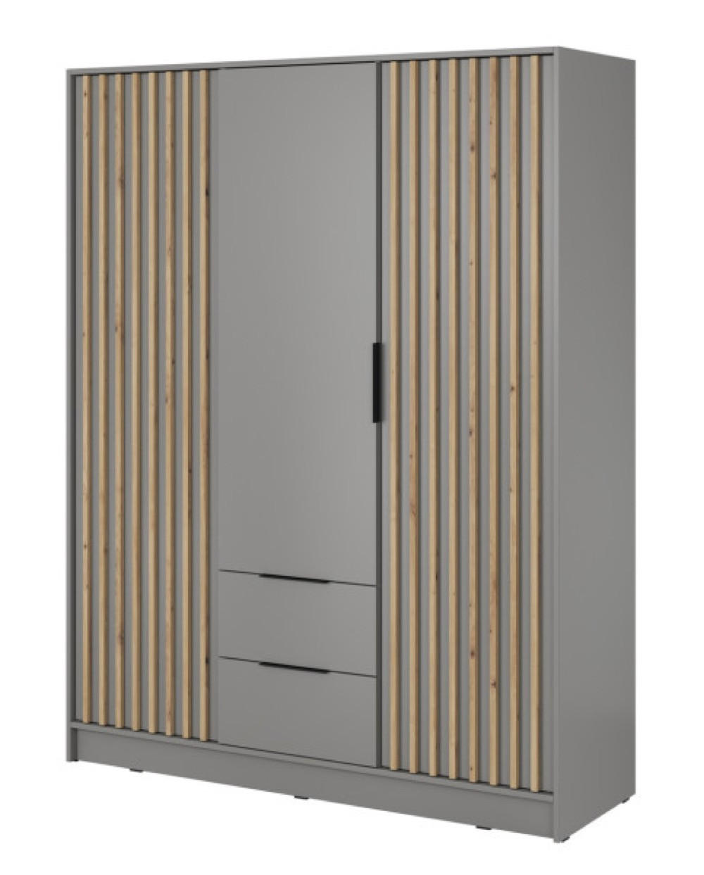 Sepro Meble Schrank Grau 155x200x51 cm