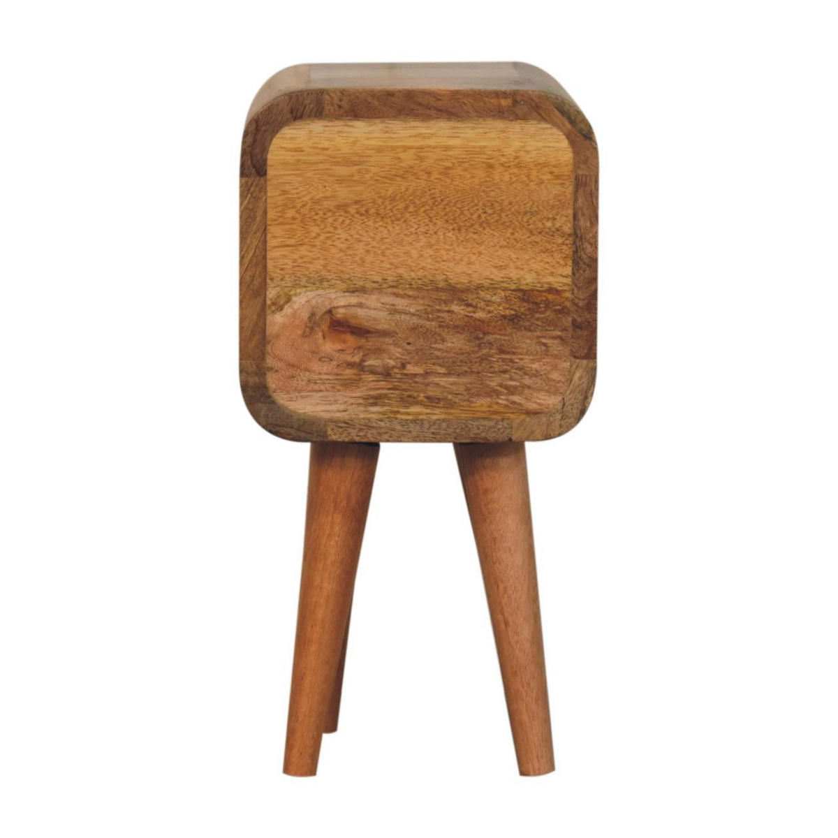 NACHTTISCH IN EICHENOPTIK, 2 SCHUBLADEN - Braun, Holz (20/40/20cm) - Artisan Furniture