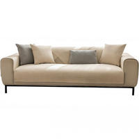 SOFABEZUG Leinen Struktur, Rutschfest, Beige, 90x120cm - Beige, Textil (90/120cm) - Authentics