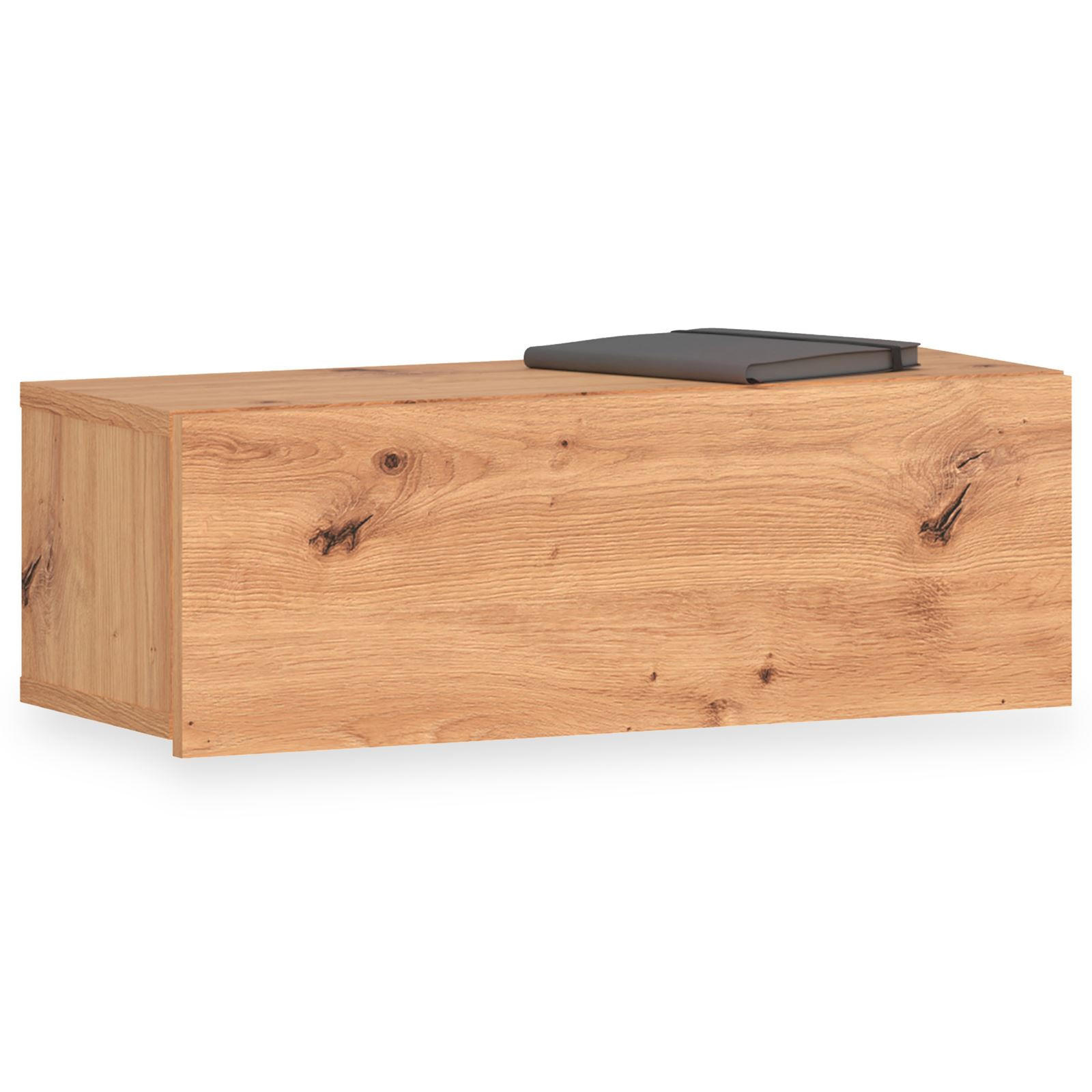 HÄNGENDER NACHTTISCH NANI Artisan Eiche - Eiche Artisan, Holzwerkstoff (60/21/27cm) - IDIMEX