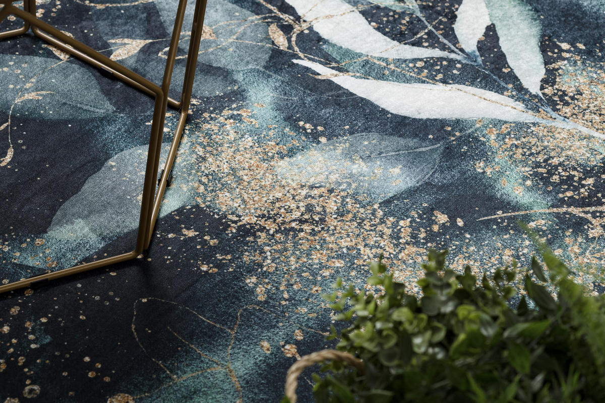 TEPPICH Andre 120/170 cm - Türkis, Textil (120/170cm) - rugsX