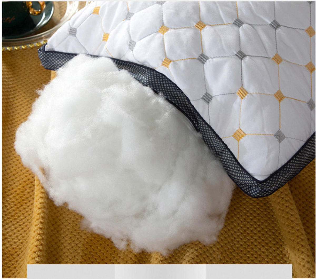 KOPFKISSEN Mikrofaser Füllung-48*74*8-weiß - Weiß, Textil (48/74cm)