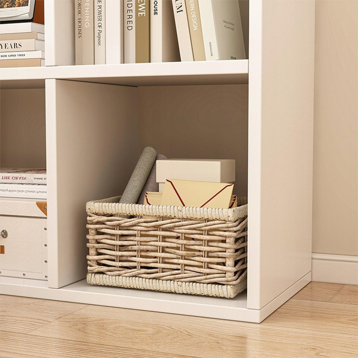 BÜCHERREGAL, weiß - Weiß, Holzwerkstoff (100/67/30cm)