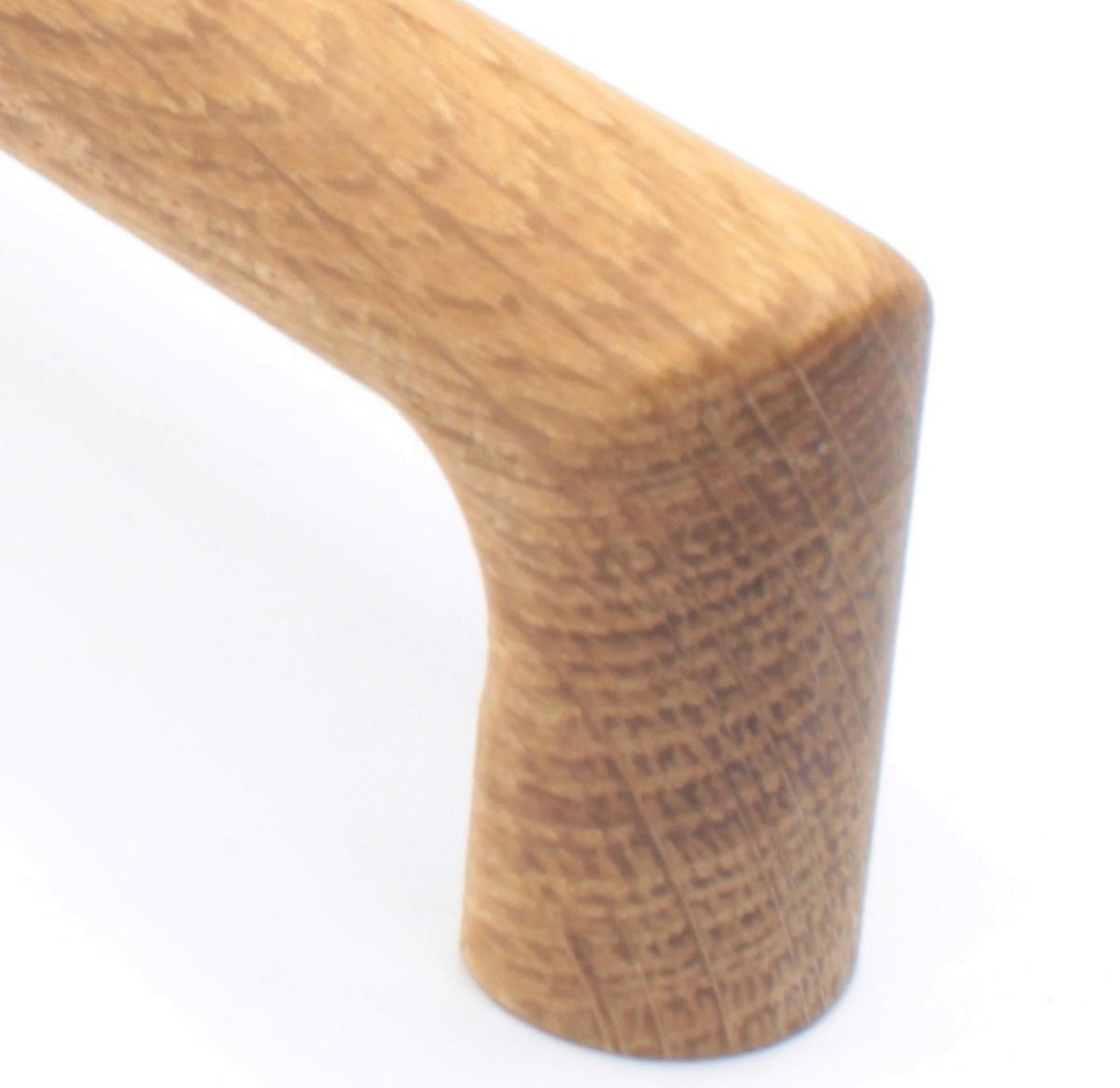 MÖBELGRIFFE BA 450mm, Küchengriffe Eiche massiv, Schrankgriffe Holz - Naturfarben, Holz (1.6/3.2/46.2cm)