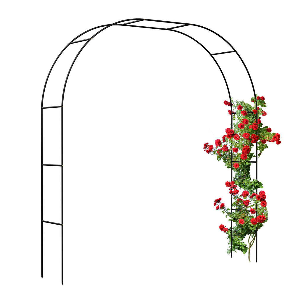 ARC Negru din oțel 250x235 cm