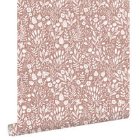 TAPETE Blumen 50 x 900 cm - Pink, Papier (50/0.1cm) - ESTAhome