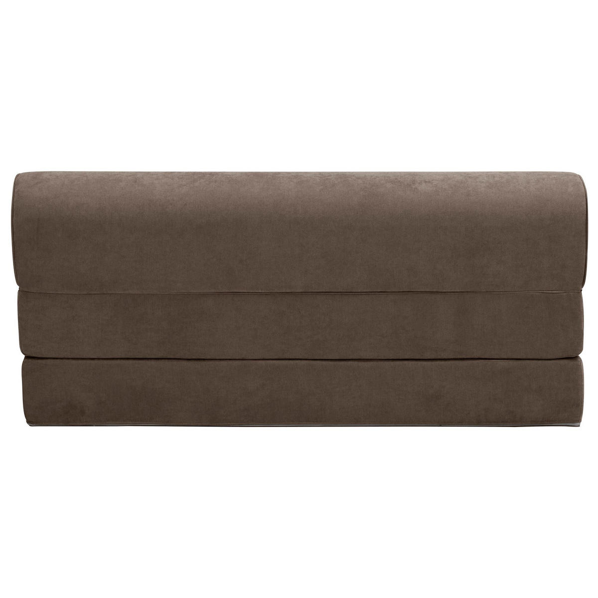 FALTSOFA Katusha Flachgewebe schoko - Mokka, Kunststoff (80/71/160cm) - 58aufmkessel