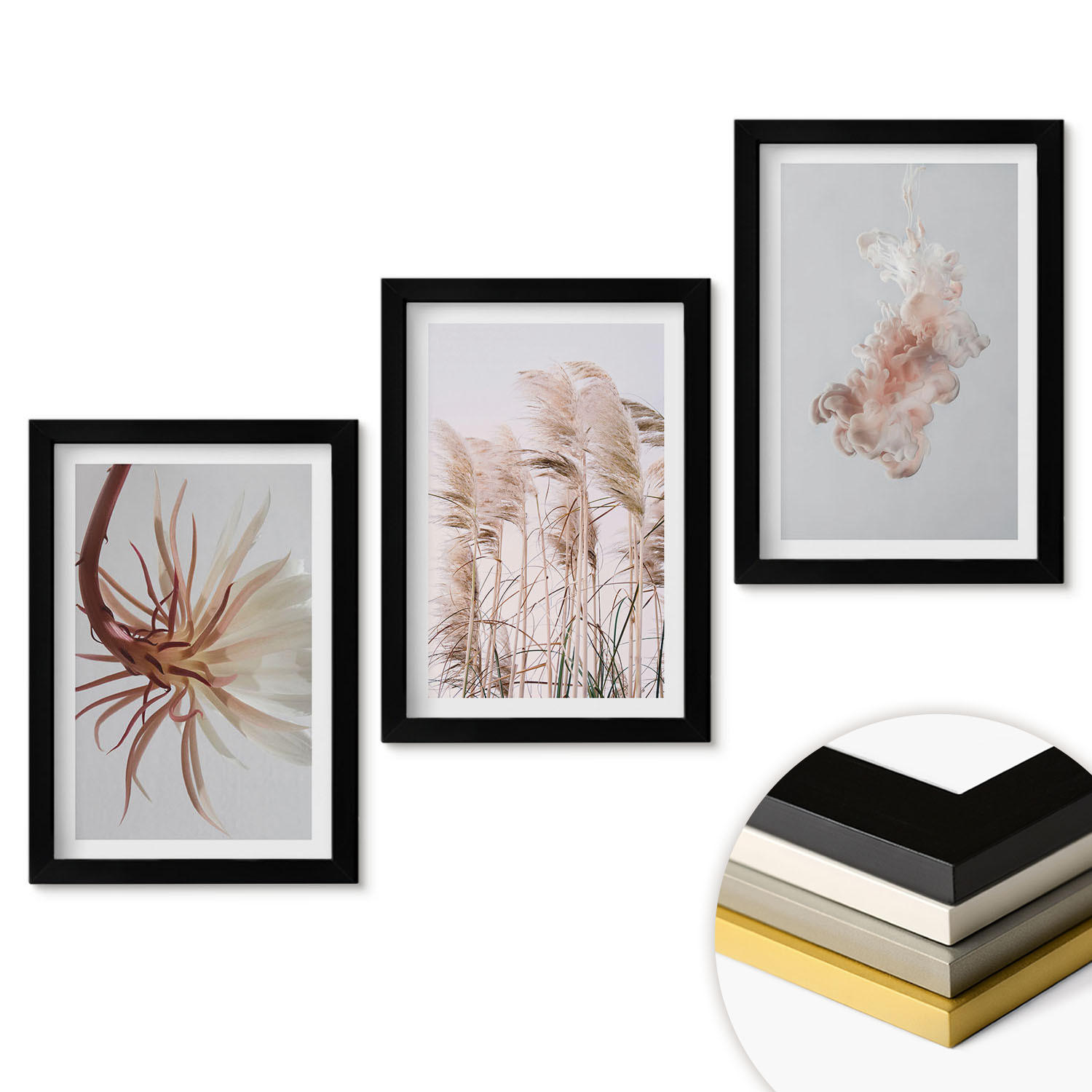 ArtPrintCave Wandbilder Schwarz 20x30 cm