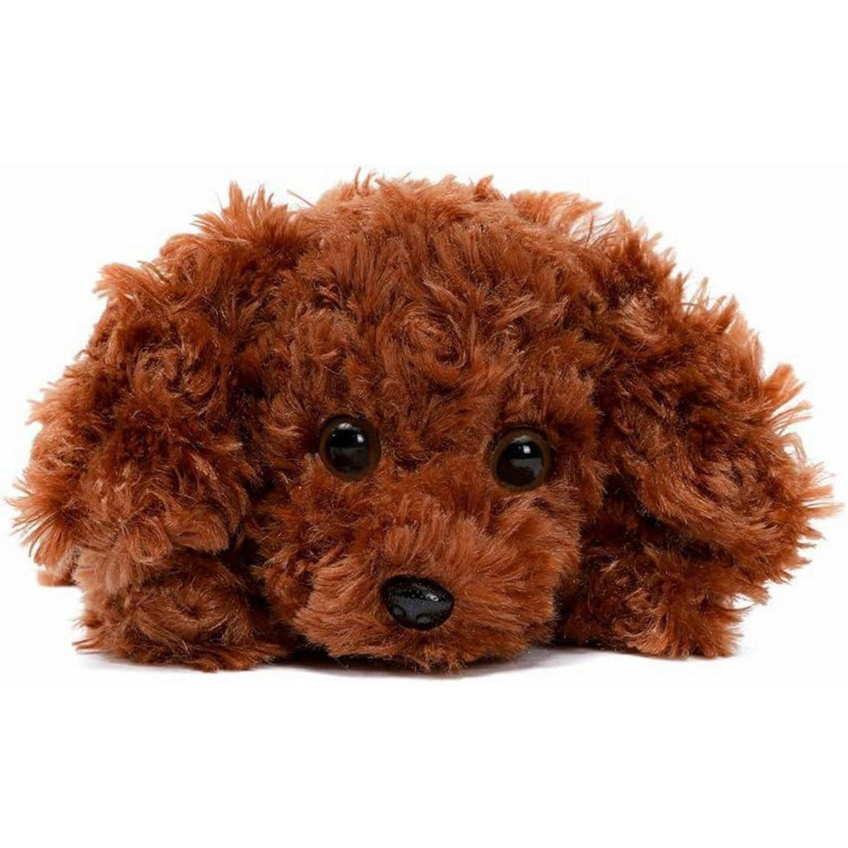 STOFFTIER Hund 60 cm mit 4 Babys im Bauch Dunkel Braun - Multicolor, Textil (15/10cm)