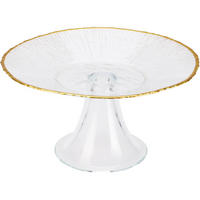 KUCHENTELLER Datura 21 cm - Transparent, Glas (21/9.5/21cm) - Home Styling Collection