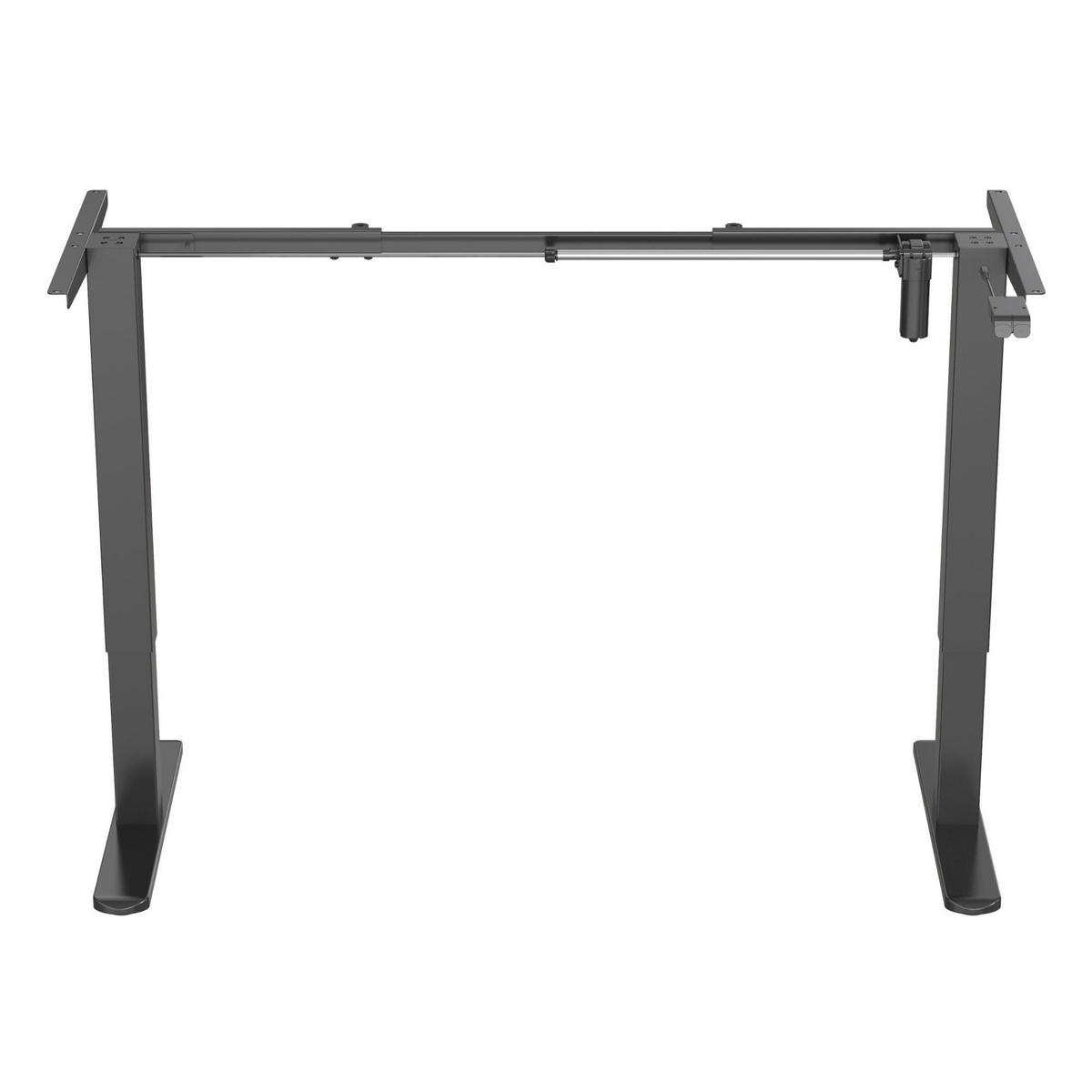 TISCHGESTELL HÖHENVERSTELLBAR UP30 schwarz - Schwarz, Metall (59/135/116cm) - Albatros