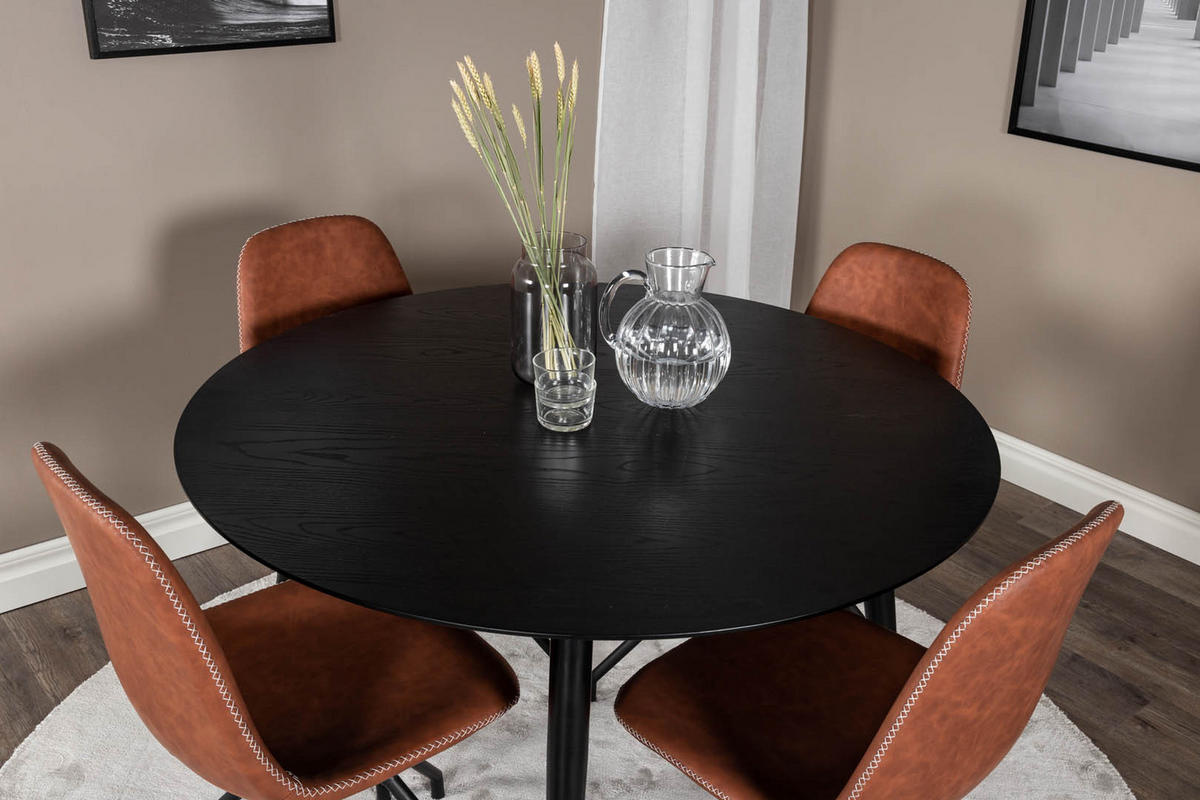 TISCHGRUPPE Braun - Braun, Holzwerkstoff (115/75/115cm) - ebuy24