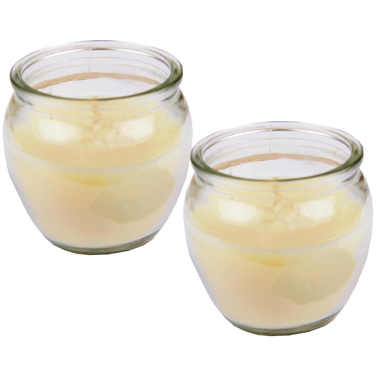 DUFTKERZEN Glas 10er-Pack Vanille-Cocos - Beige, Glas (6/6cm)