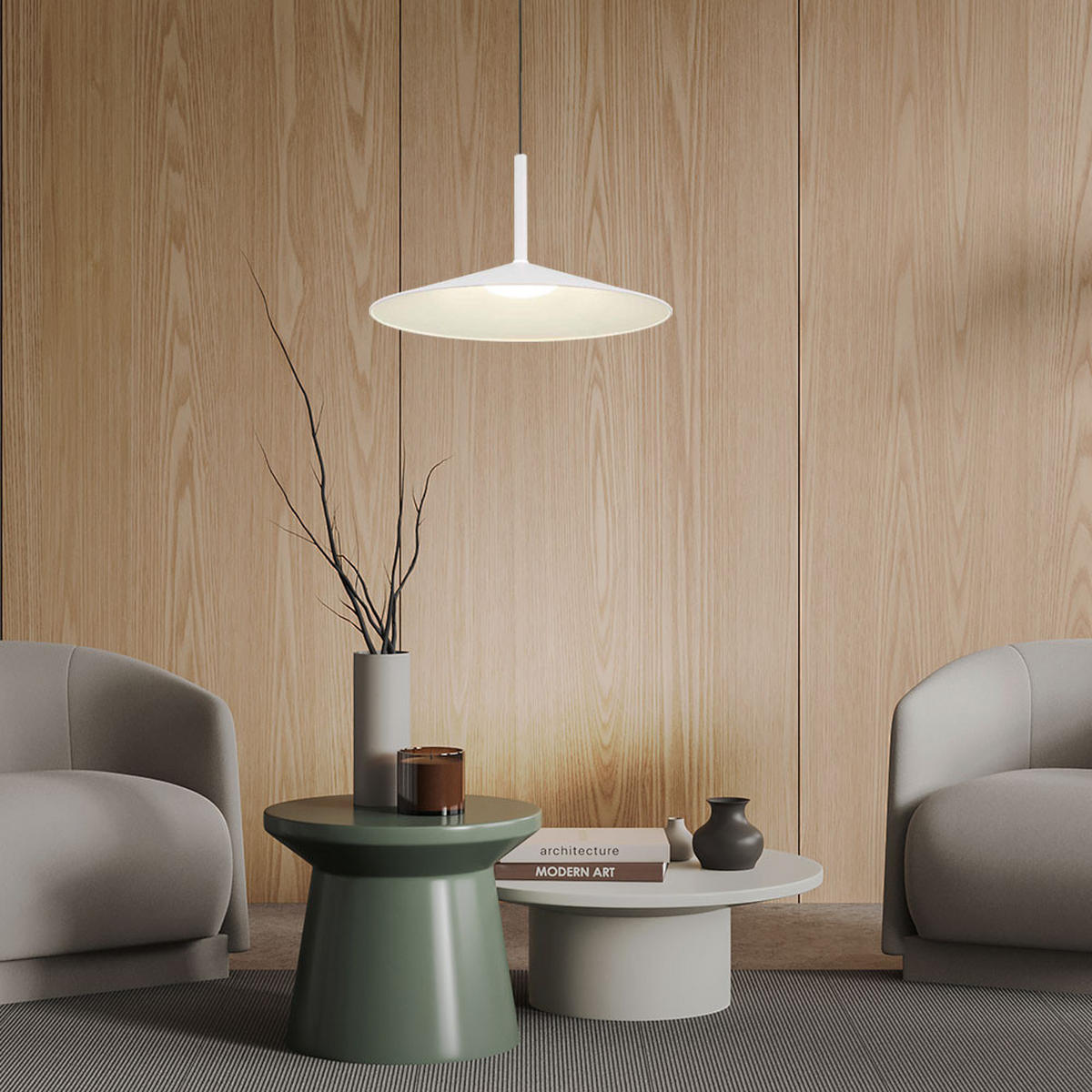 LED HÄNGELEUCHTE Metall Weiß - Weiß, Metall (47.5/47.5/150cm) - Globo Lighting