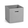 AUFBEWAHRUNGSBOX mit Griff, Vlies - Grau - Grau, Textil (32/32/32cm) - Zeller Present