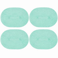 PLATZSET 4er Set Polypro Mint 45/30 cm - Mintgrün, Kunststoff (30/45cm) - TiborTex