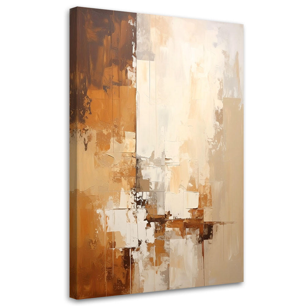 Feeby Leinwandbilder, Braun 80x120 cm