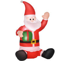 WEIHNACHTSMANN Rot 70.0/50.0/120.0cm - Rot, Textil (50/120/70cm)