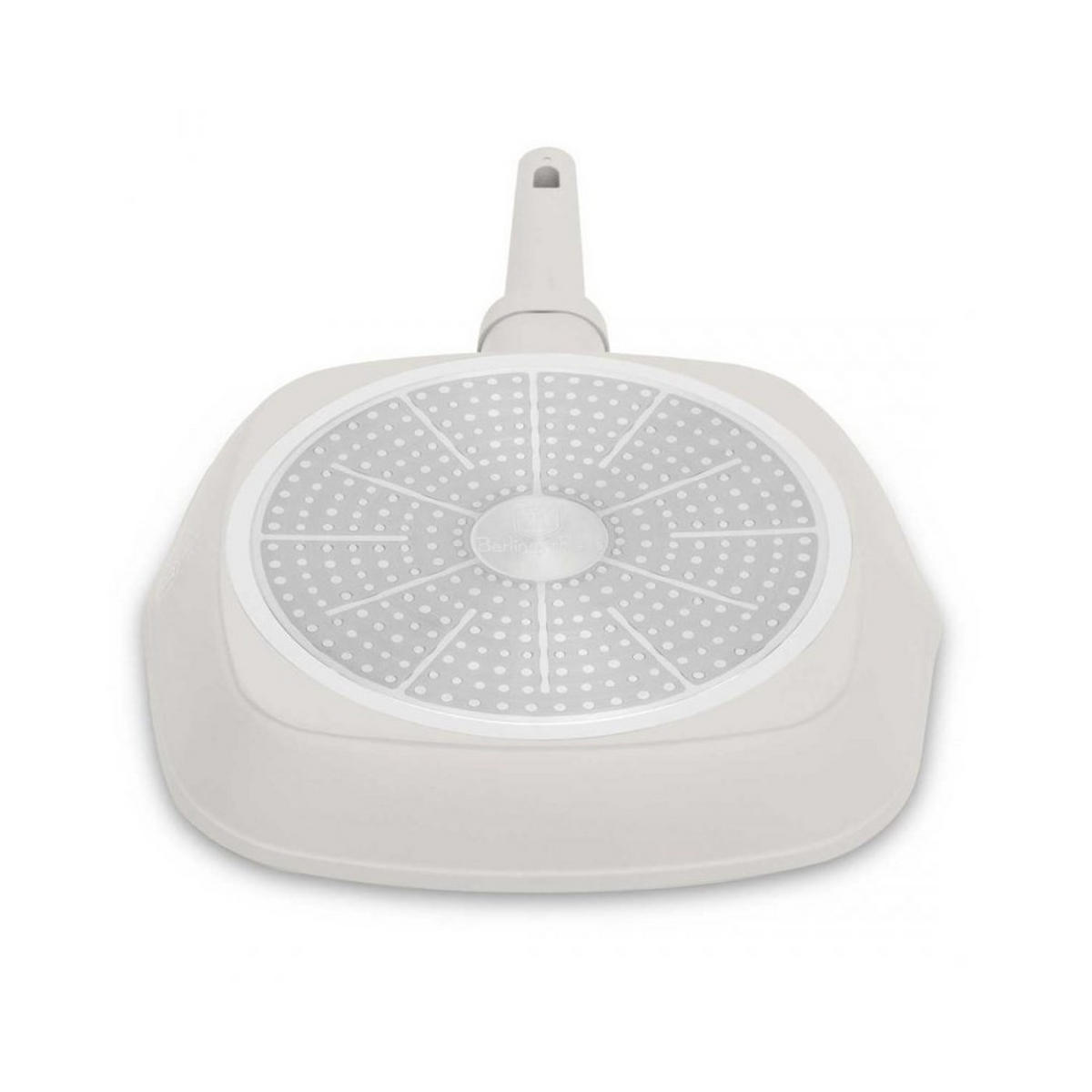 GRILLPFANNE Weiß 28/28/4.1 cm BH8066 - Weiß, Metall (28cm) - Berlinger Haus
