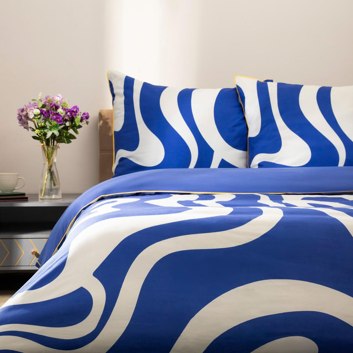 BETTWÄSCHE Color Mosaic 220/200 cm - Multicolor, Textil (220/200cm) - Homla