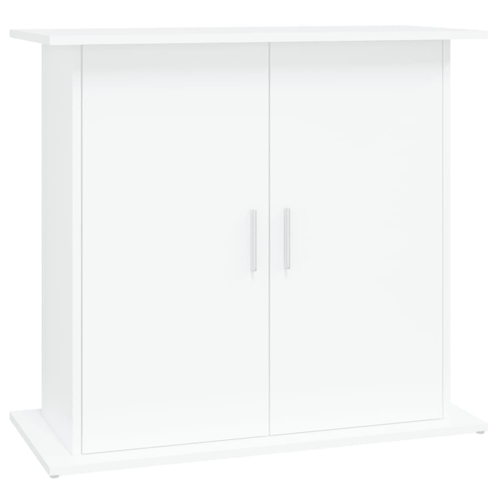 AQUARIUMSTÄNDER Weiss 81/36/73 Cm Holzwerkstoff - Weiß, Holzwerkstoff (36/73/81cm) - vidaXL