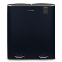 RECYCLINGMÜLLEIMER 60L, 2x30L Behälter, nachtblau N°908 - Dunkelblau, Metall (58.5/65/36cm) - Les Collectors
