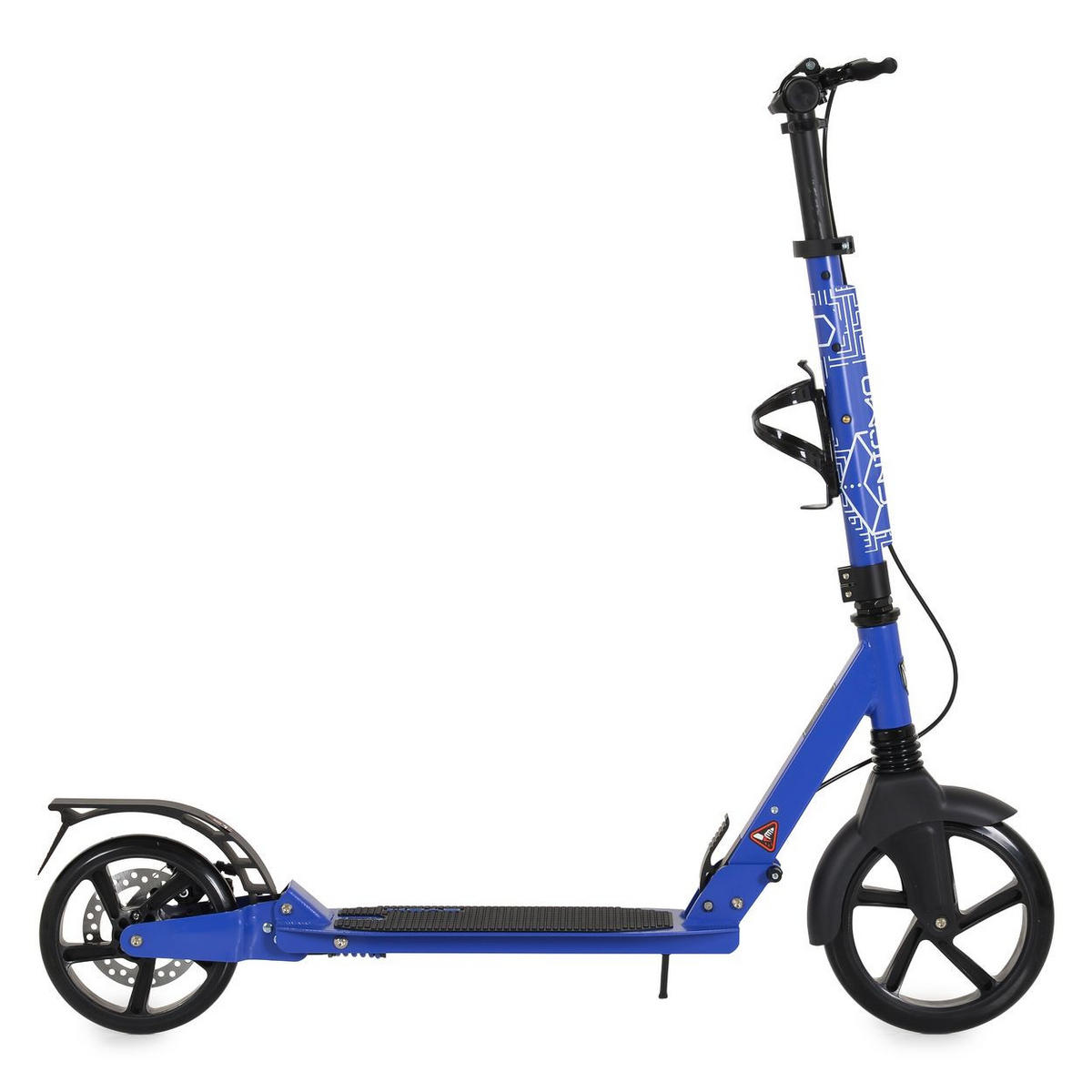 KINDERROLLER Enigma PU-Räder blau klappbar Ständer Getränkehalter Handbremse - Blau, Metall (90/40/100cm)