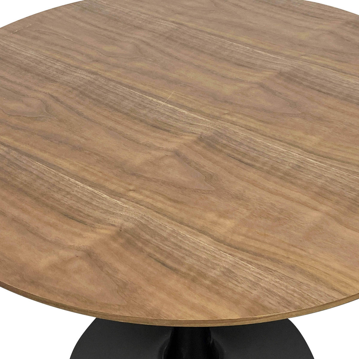 ESSTISCH, dunkles Holzeffekt - Braun, Holz (100/100/74cm) - Oviala