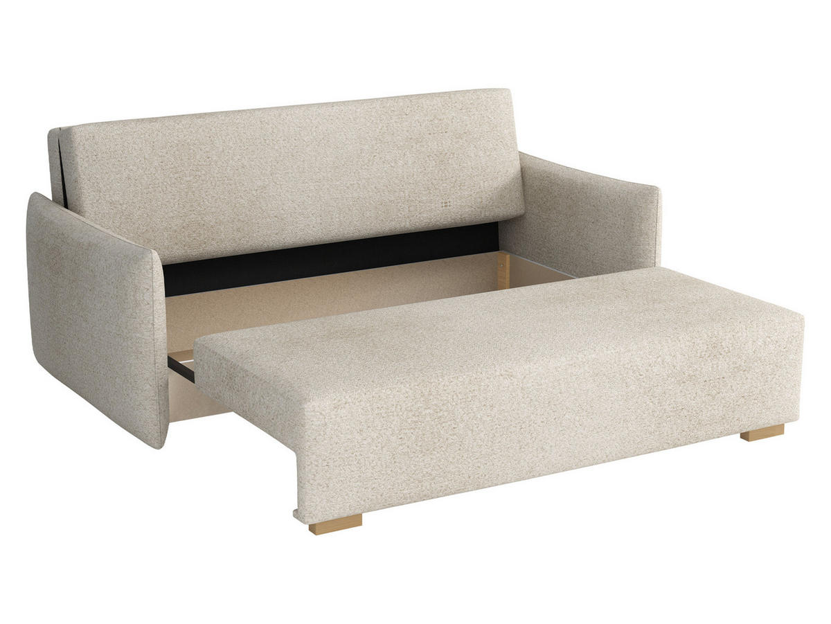 SCHLAFSOFA Viva Glov IV - Creme/Naturfarben, Holz/Textil (174/85/98cm) - MIRJAN24