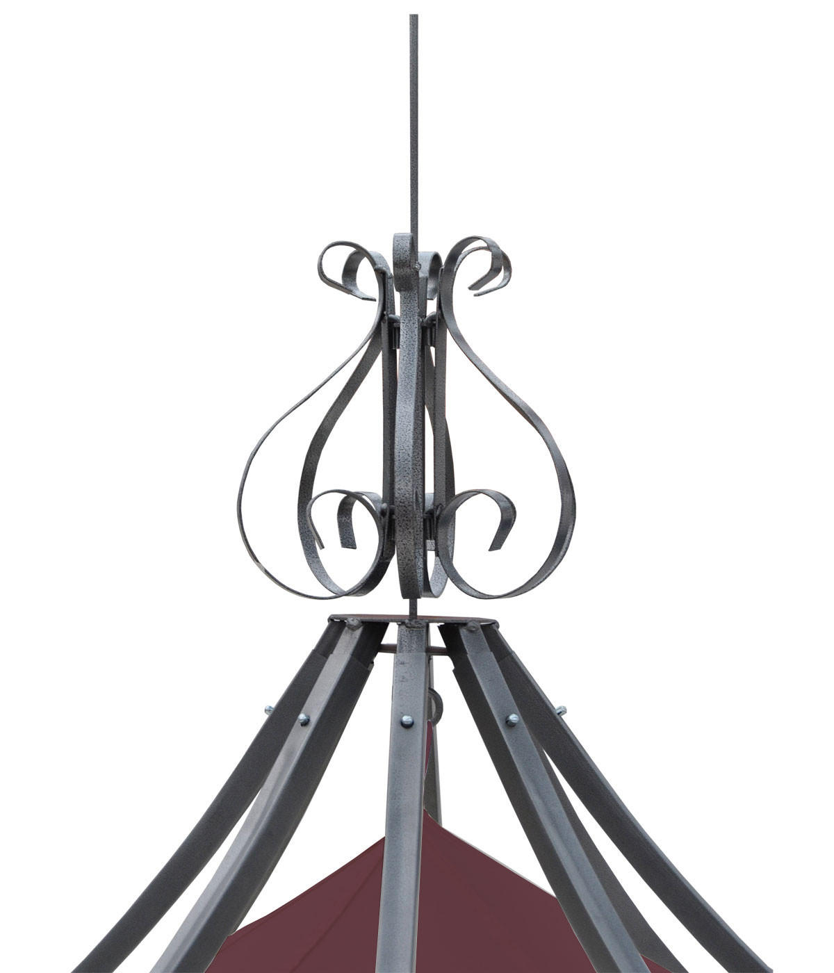 PERGOLA CABRERA Rot, Braun - Rot/Braun, Metall (296/330/293cm) - MCW