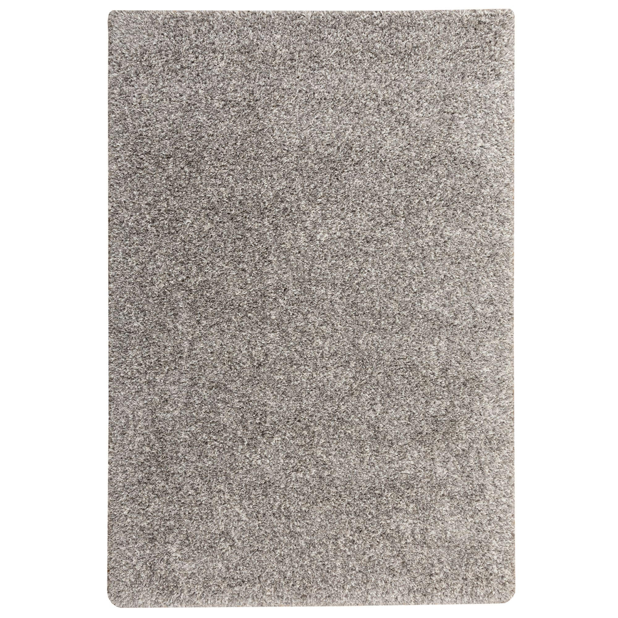 Steffensmeier Hochflorteppich Silber 200x200 cm