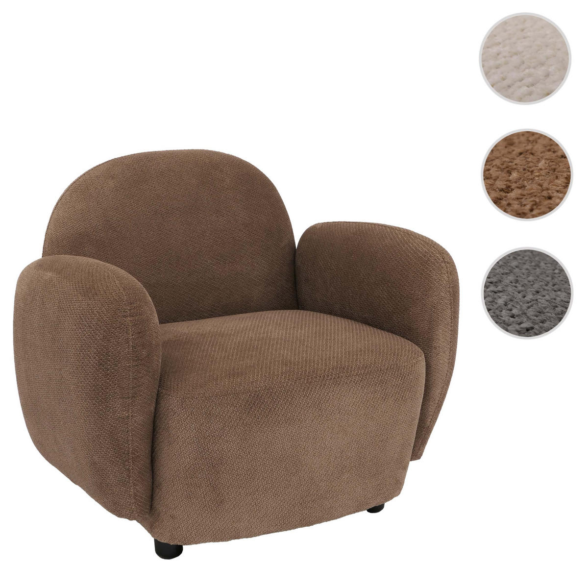 SESSEL Braun - Braun, Textil (86/77/56cm) - MCW